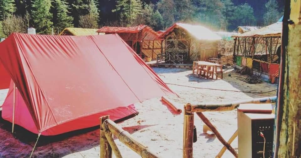 Stayhigh Camps & Cottages Kasol Bagian luar foto