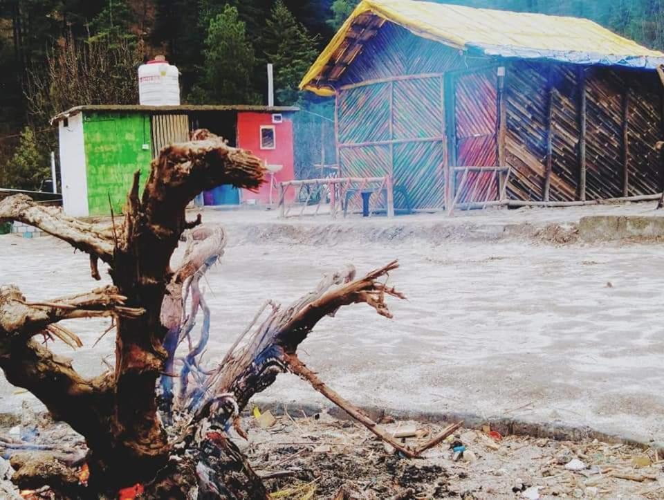 Stayhigh Camps & Cottages Kasol Bagian luar foto