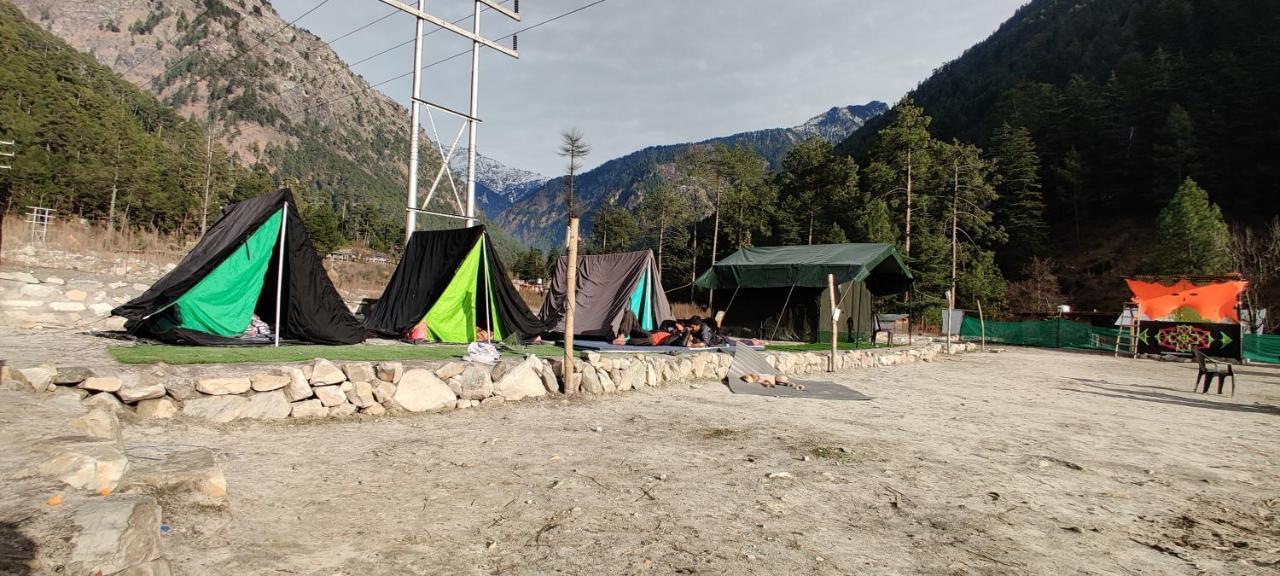Stayhigh Camps & Cottages Kasol Bagian luar foto