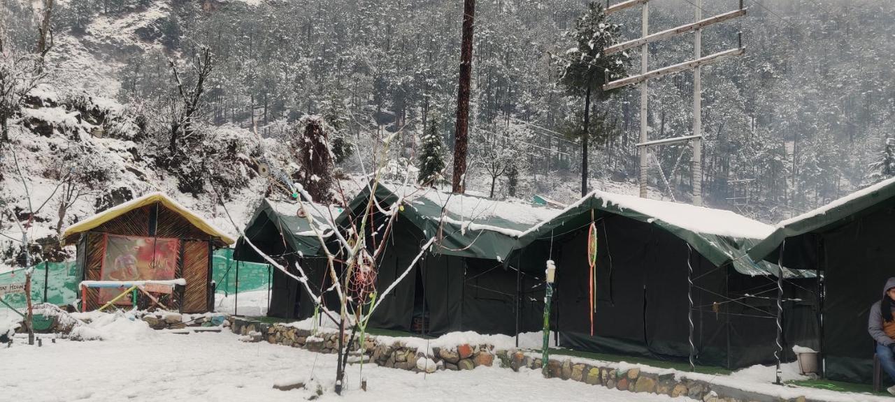 Stayhigh Camps & Cottages Kasol Bagian luar foto