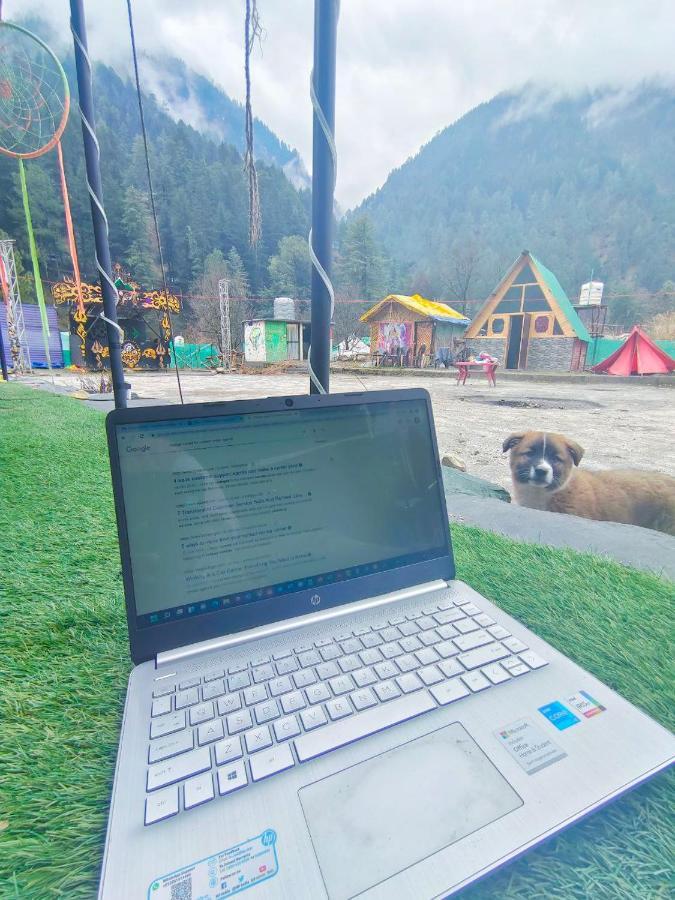 Stayhigh Camps & Cottages Kasol Bagian luar foto